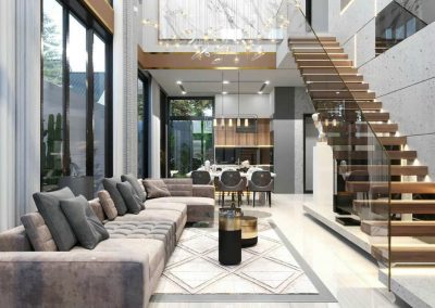 Thiết kế biệt thự 1 thi công nhà đẹp hiện đại giá rẻ ở tỉnh nội thất