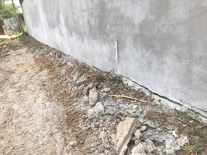 vết nứt tường xây dựng thi công nhà vết nứt tường