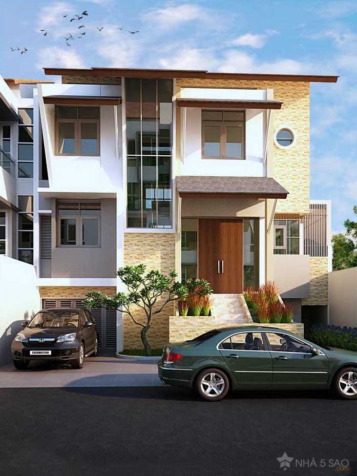 Thi công biệt thự mini đẹp 3 tầng thiết kế