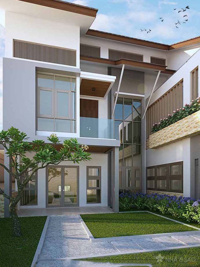 Thiết kế thi công biệt thự nhà phố 3 tầng