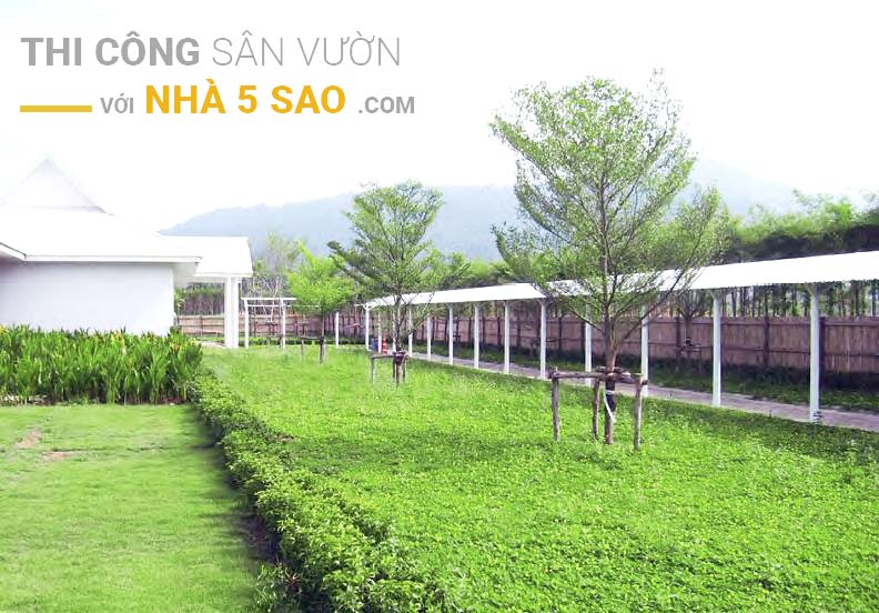 Thiết kế thi công nhà vườn đẹp nhiều mảng xanh
